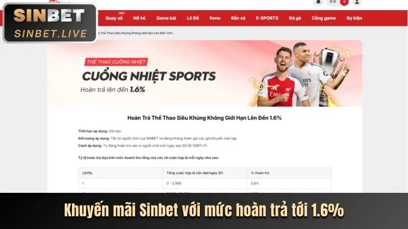 Chương trình hoàn trả hàng tuần ffok81